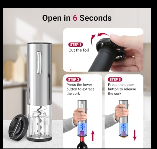 Tire-Bouchon Électrique Rechargeable